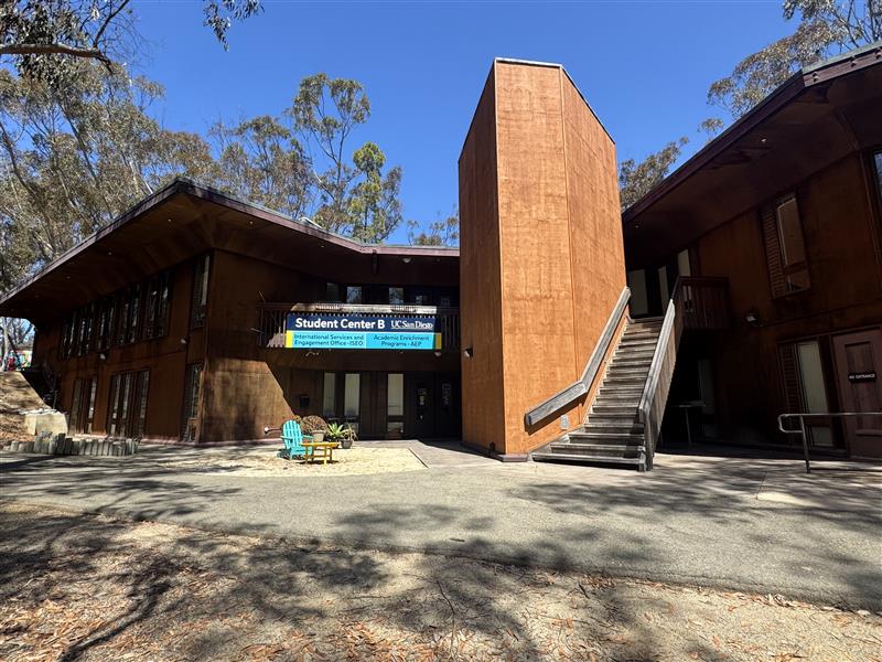 ISEO front desk entrance facing Gilman Drive